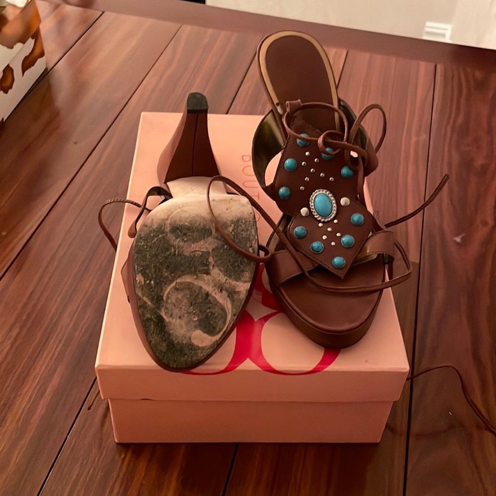 Brown heels